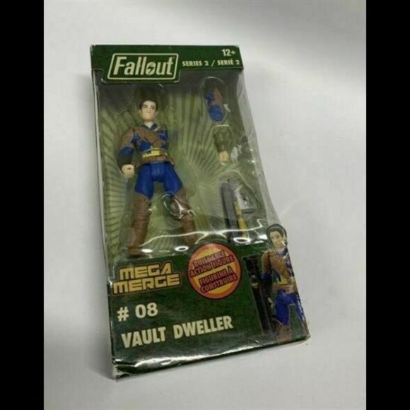 NEW Fallout Series 2 Mega Merge Buildable Action Figure 08 Vault Dweller - Picture 7 of 10